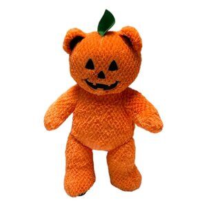 Halloween Orange Pumpkin Build-A-Bear Plush 18 inch BAB Lights Up Working
